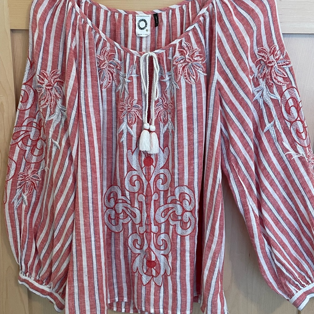 Anthropologie Peasant Blouse